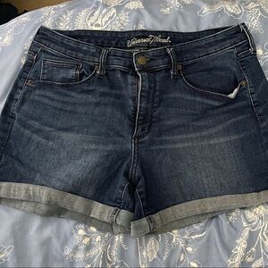 Universal Thread Dark Blue Denim Shorts